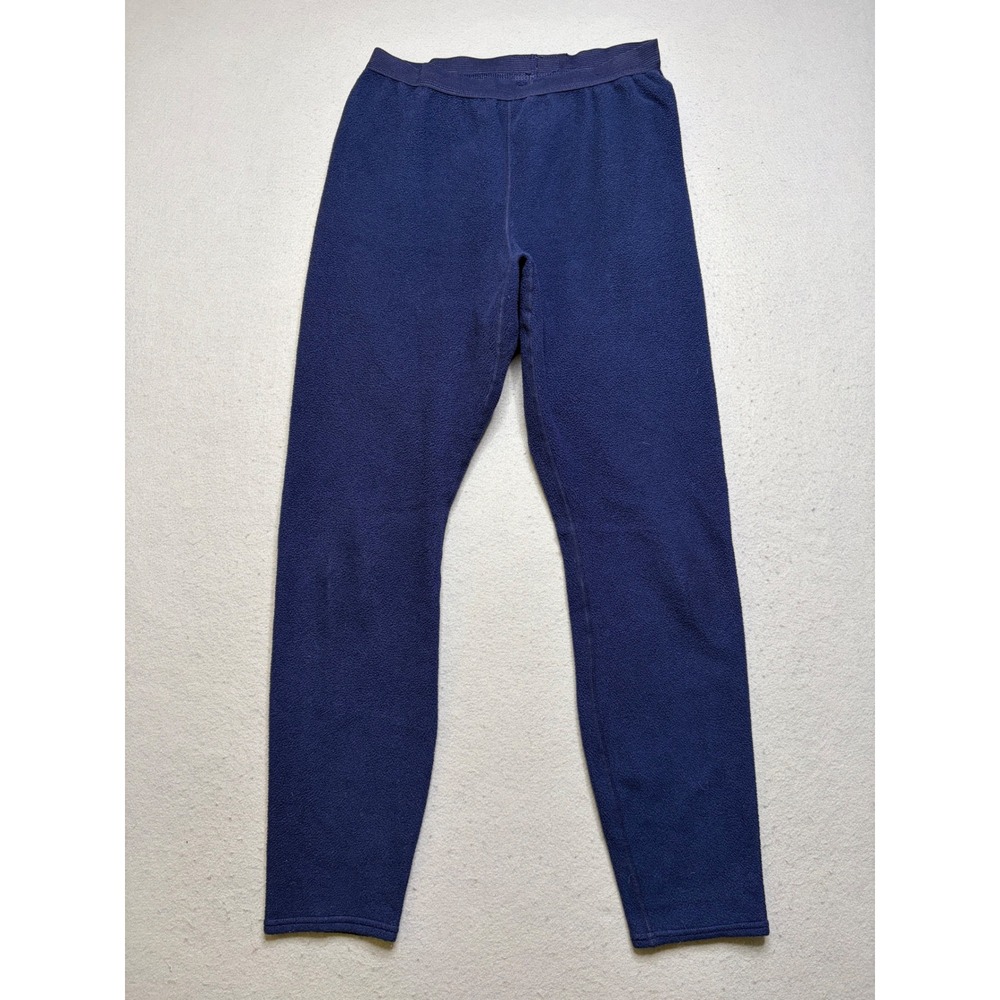 Patagonia Capilene Pants Womens M Blue Vintage Made in USA Fleece Base Layer‎